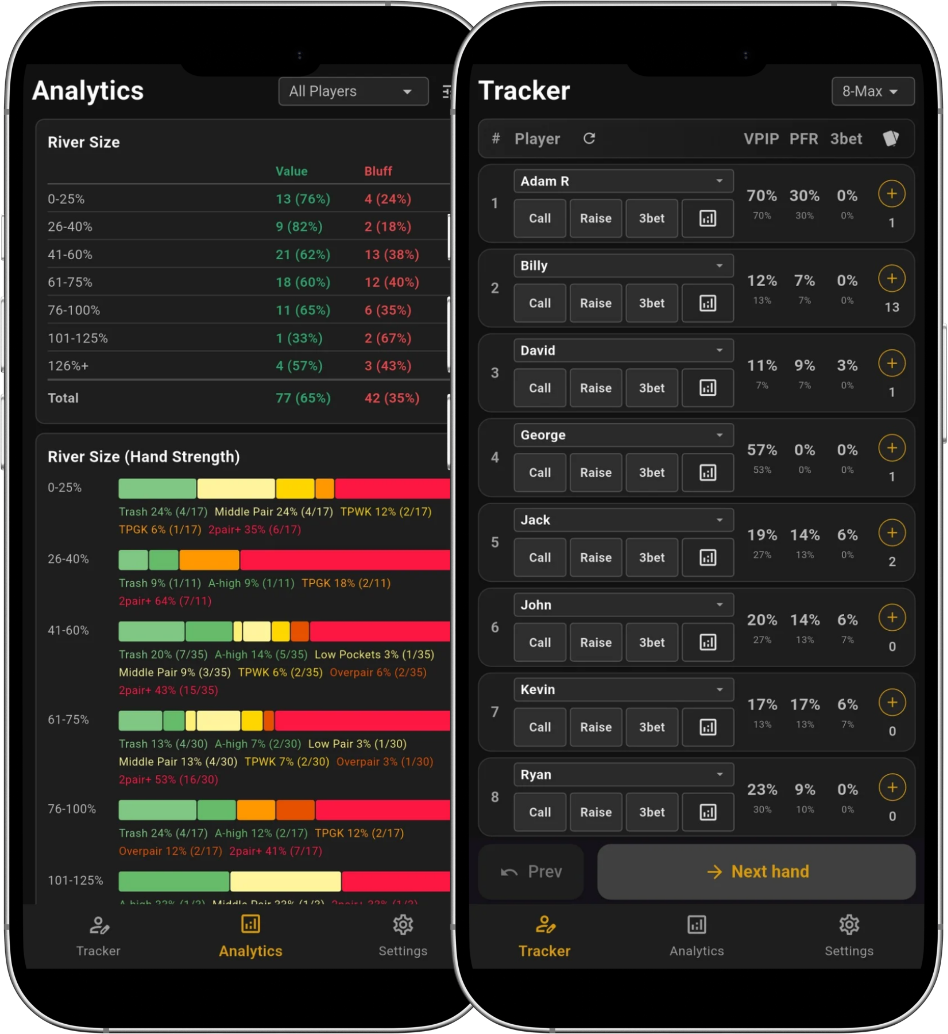 SnapHand Poker Tracker App